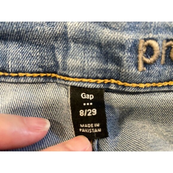 Gap 1969 Jrs./Womens Size 8 31X29(measured)  Blue Jeans Premium Super Skinny - Picture 5 of 13